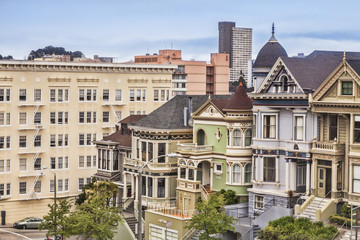 Houses in Alamo Square, San Francisco