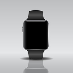 Smart electronic intelligence watch.Vector illustration