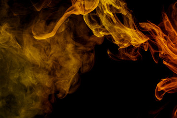 Abstract smoke Weipa. Personal vaporizers fragrant steam. The concept of alternative non-nicotine...