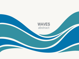 Water Wave Logo abstract design