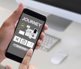 touch Online holiday reservation booking interface to go trip jo