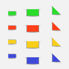 blank frames or tag , vector