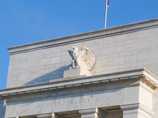 United States Federal Reserve System headquarters in Washington DC. Federal Reserve Board is located in Eccles Building and is the main governing body of the Federal Reserve System. - 133464287