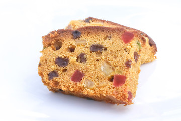 Fruit cake slice