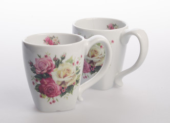 cup or ceramic mug on the background.