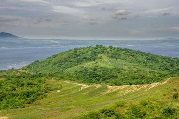 Obraz premium Taal volcano Hill at TagayTay City, Philippines