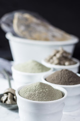 Ancient minerals - luxury face and body spa treatment, clay powder and mask