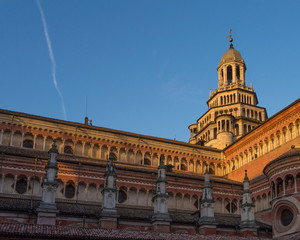 Obraz premium Pavia Carthusian monastery renaissance architecture.