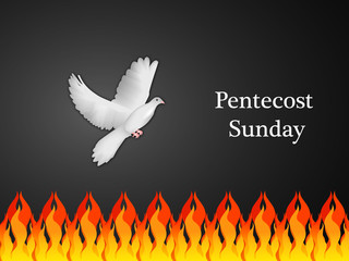 Pentecost Sunday background