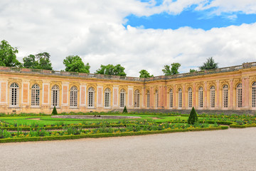 Grand Trianon-little pink marble and porphyry palace with deligh