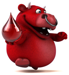 Naklejka premium Red bull - 3D Illustration