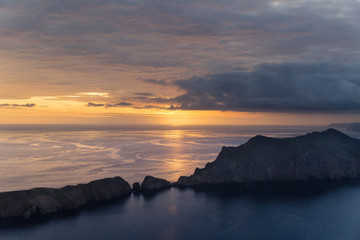 Sunset over Anacapa Island in the Channel Islands National Park