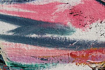 Spring Festival. Multicolored texture painting. Abstract art background. Acrylic on canvas. Rough...