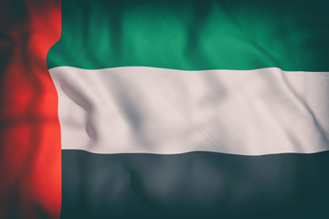 Fototapeta premium United Arab Emirates flag