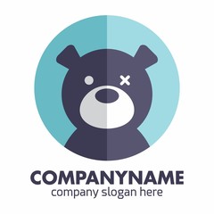Teddy Bear logo icon vector template