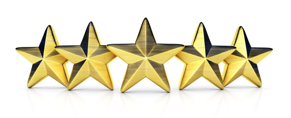 Five gold stars
