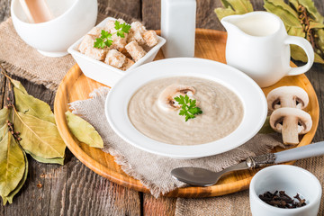 Mushroom cream soup