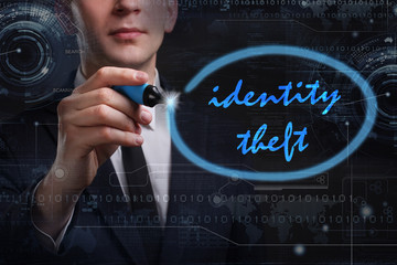 Business, Technology, Internet and network concept. Young busine