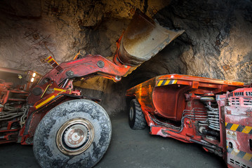 Gold mining underground