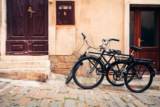 Bicycles In The Streets Of Piran