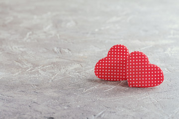 Fototapeta premium Valentine's day red hearts