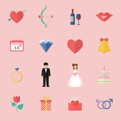 Valentines Day Icon Set