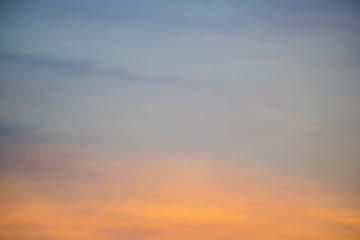 Fototapeta premium Red sky in the evening before sunset.