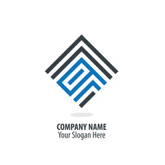 Initial Letter Q QN Maze Logo