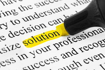 Highlighter and word solution