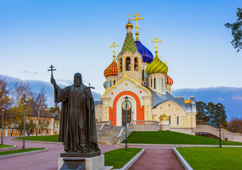 Fototapeta na wymiar Church of Transfiguration in Peredelkino - Moscow Russia
