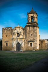 Fototapeta na wymiar Mission San Jose Church (San Antonio, Texas)