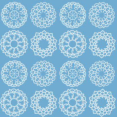 flower seamless pattern, vector background