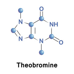 Theobromine, or xantheose, is a bitter xanthine alkaloid of the cacao plant, is found in chocolate, and in other foods, such as leaves of the tea plant, and the kola or cola nut. 