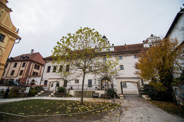 Cesky Krumlov, Czech Republic in autumn - like a point of turistic destination
