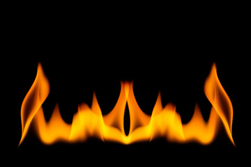 Fire flames background