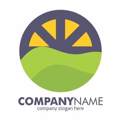 Wheels logo icon vector template