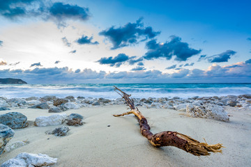 Pefkoulia beach in Lefkada Greece