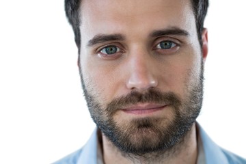 Obraz premium Man with green eyes