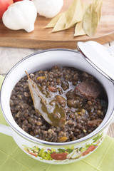 Lentil beluga
