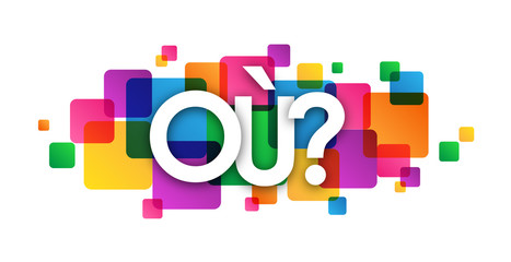 « OU ? » Icône Vecteur 