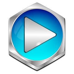 Play Button - 3D illustration