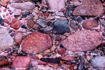 stone wall texture, natural stones.