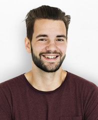 Obraz premium Adult Man Nutural Confident Portrait Concept