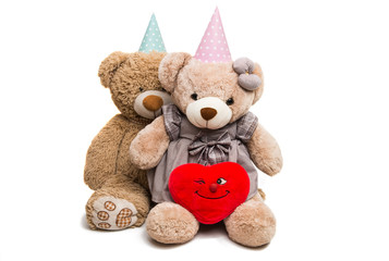 Big Bear soft toy isolated