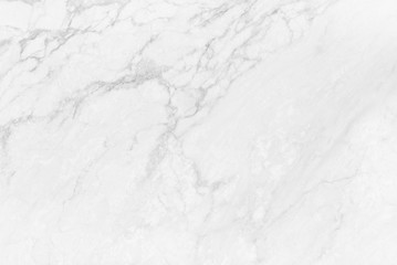 White marble texture with natural pattern for background or design art work.