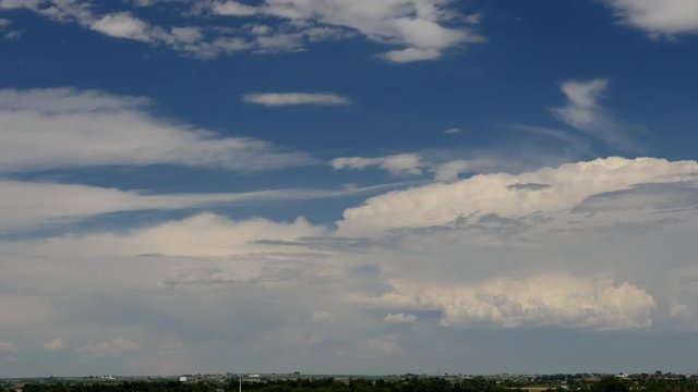 Departing Thunderhead Drifts Away