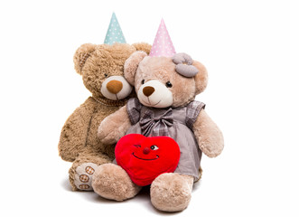 Big Bear soft toy isolated