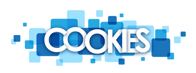 COOKIES Vector Letters Icon - obrazy, fototapety, plakaty