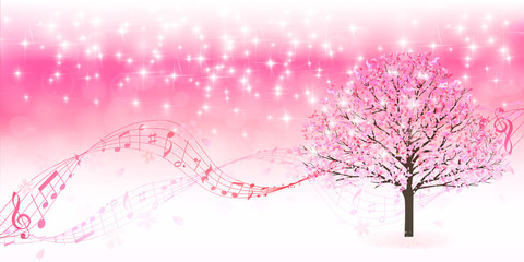 桜　春　花　背景