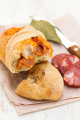 bread with chourico